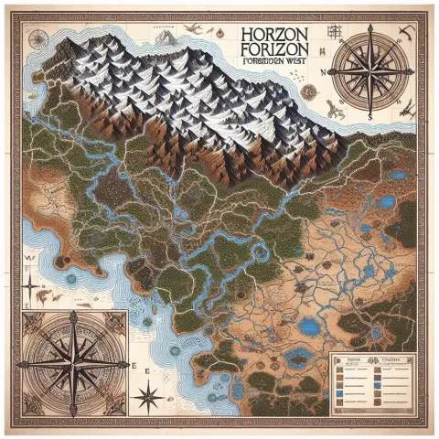 карта horizon forbidden west