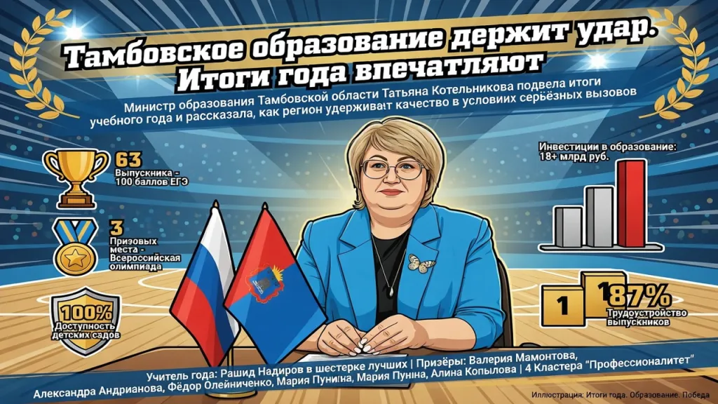 Тамбовское образование держит удар. Итоги года впечатляют