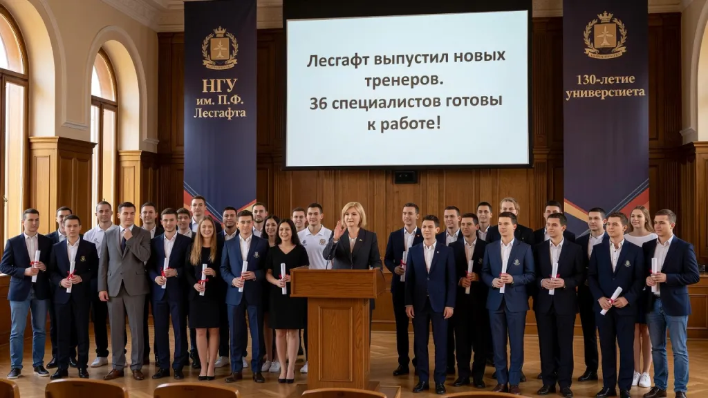 Лесгафт выпустил новых тренеров. 36 специалистов готовы к работе!