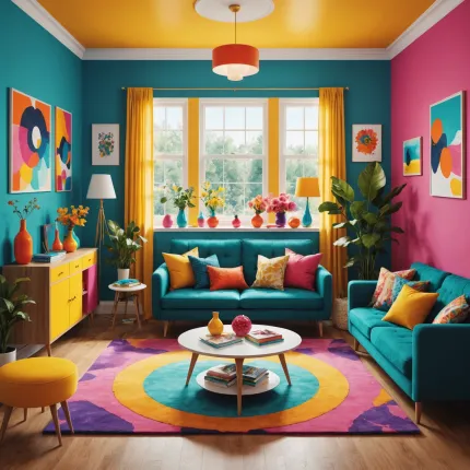Дофаминовый интерьер: что это и почему он покоряет сердца дизайнеров и любителей ярких решений
