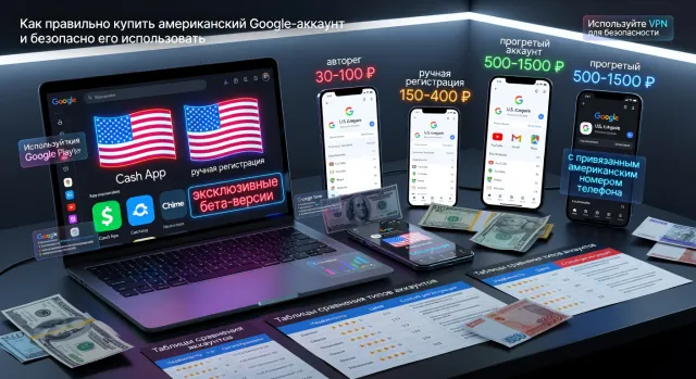 Как правильно купить американский Google-аккаунт и безопасно его использовать